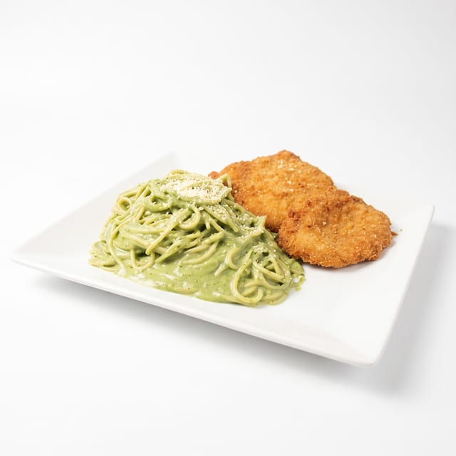 Spaghetti al Pesto.